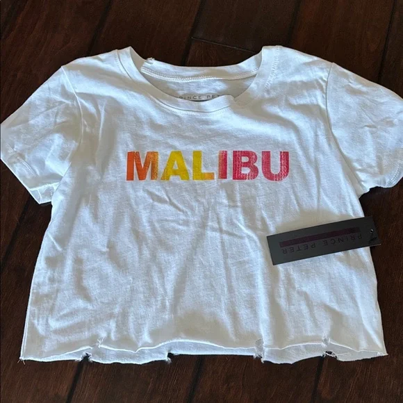 Katie J NYC Bright Yellow Kids Shorts with Prince Peter Malibu tee - Picture 5 of 5